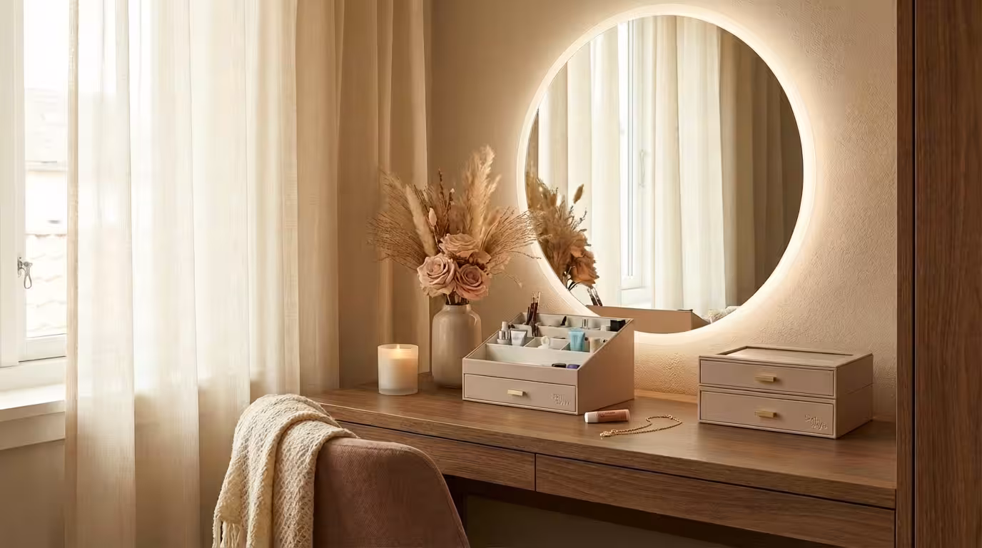 The Signature Vanity Set Taupe Color - After