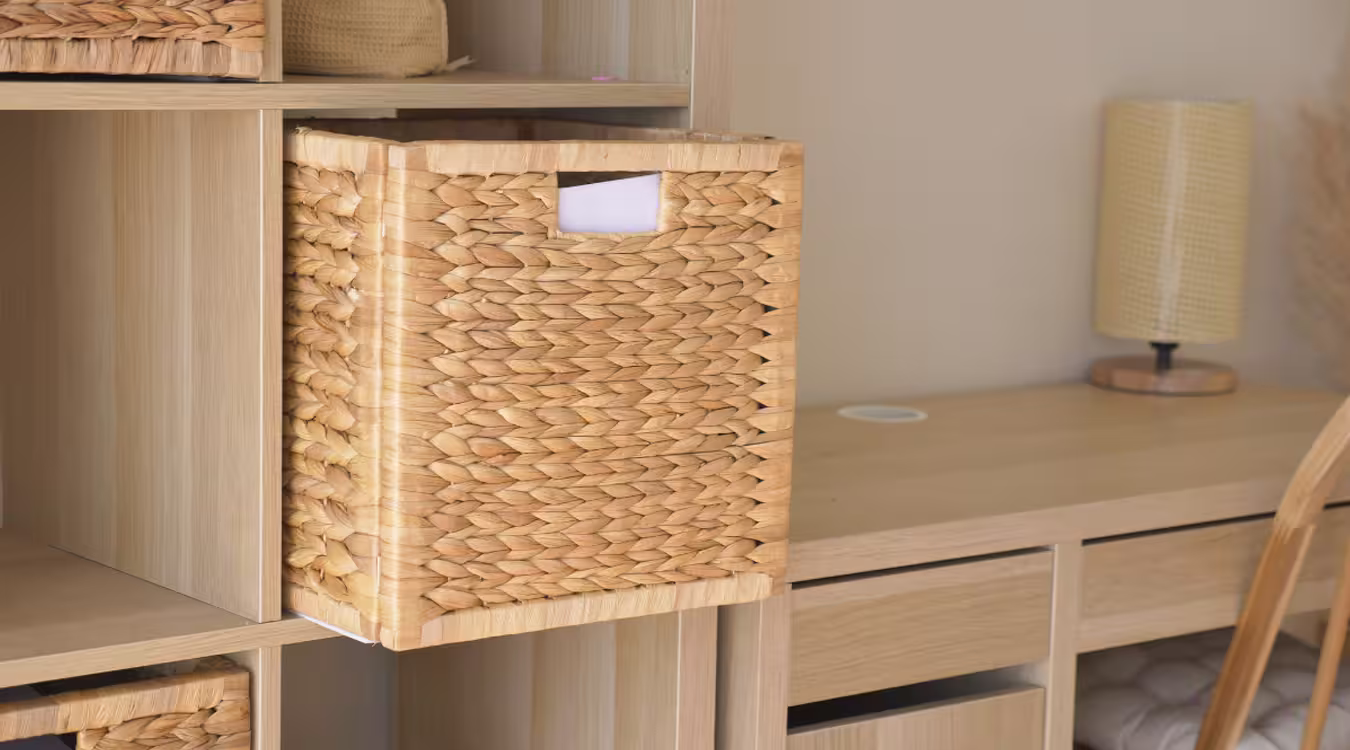 sustainable home organization storage